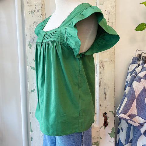 Melissa Nepton // Alana Top Island Green
