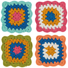 Danica // Crochet Coaster Set Loop De Loop