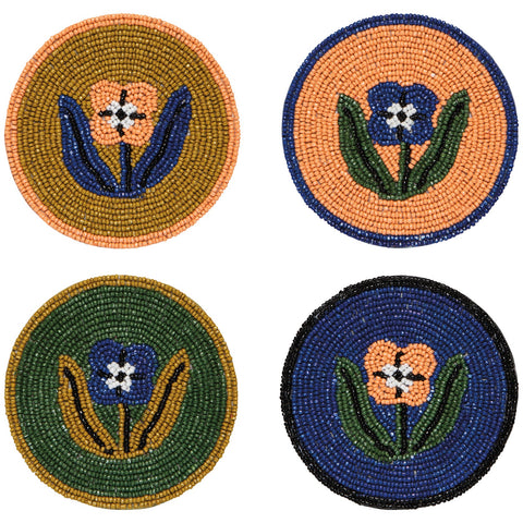 Danica // Beaded Coaster Set Teppi