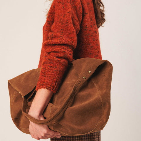 Indi & Cold // Suede Tote