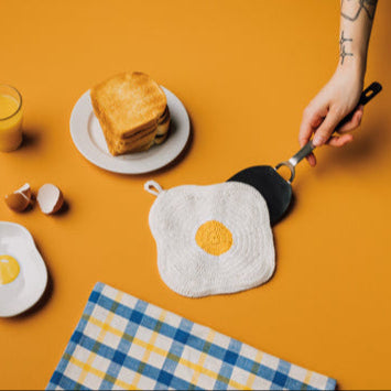 Danica // Crochet Egg Trivet