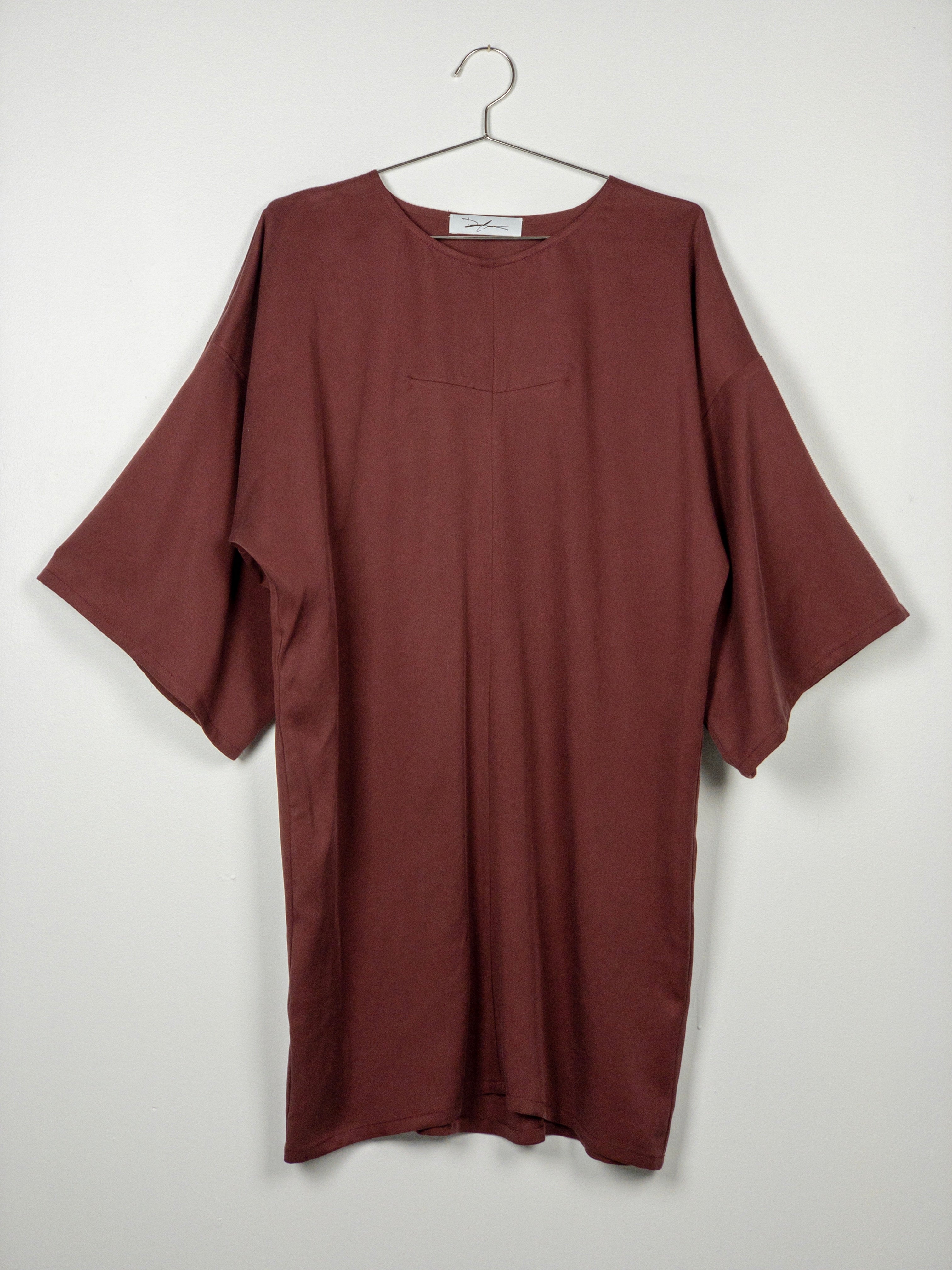 Devlyn van Loon // Darted Detail Dress Berry XS