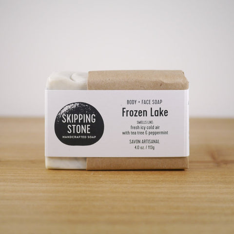 Skipping Stone // Frozen Lake Handmade Soap