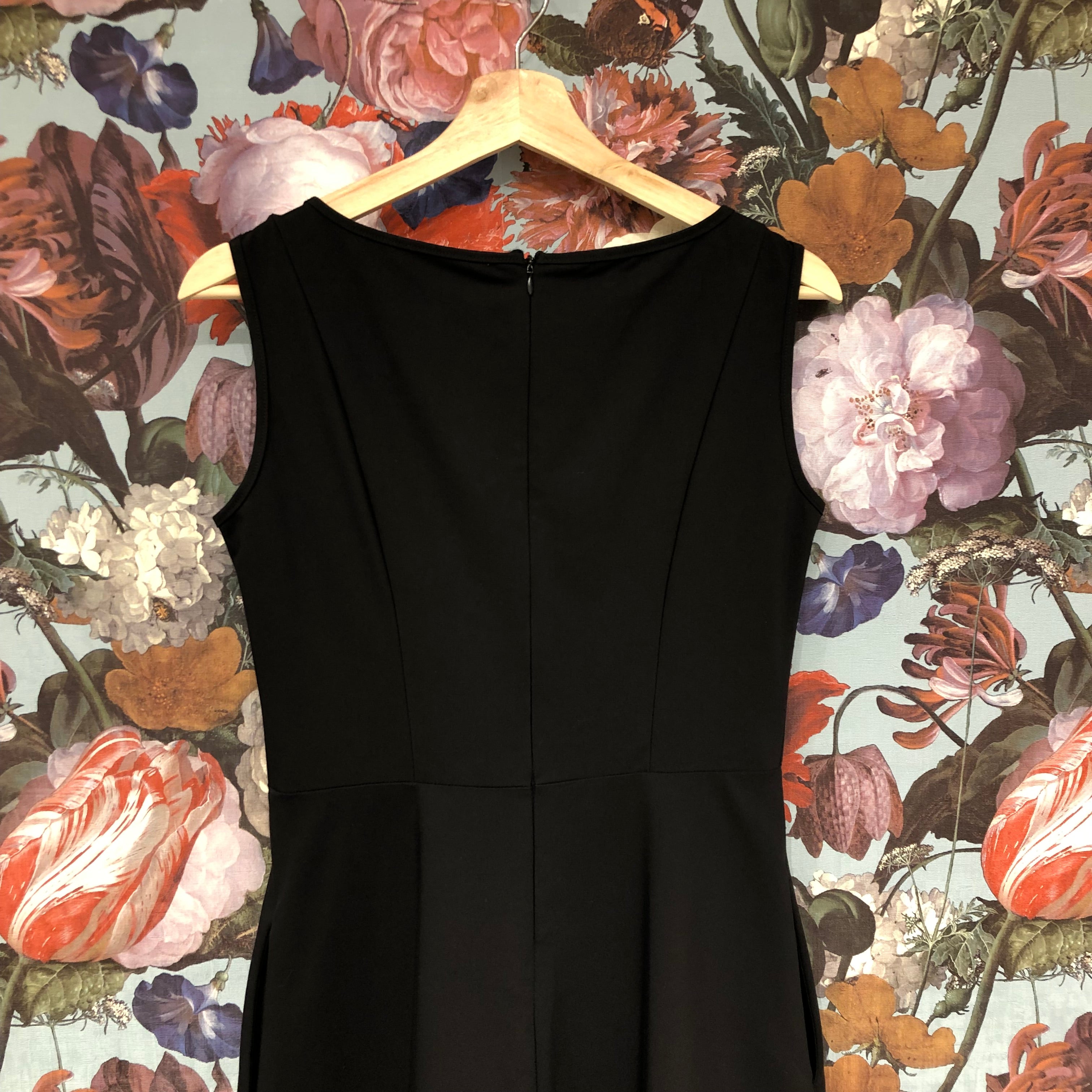 Sara Duke // A-Line Dress Black and Blush