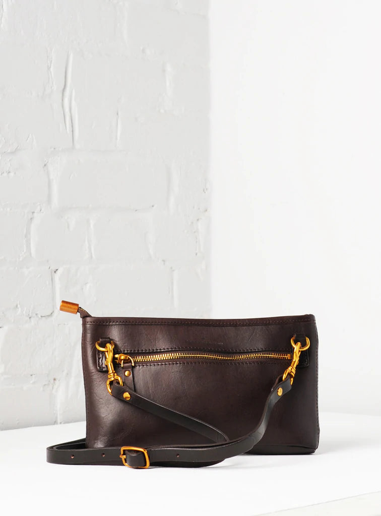Uppdoo // Origami Clutch/Crossbody Espresso