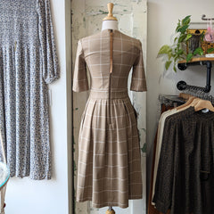 Bodybag by Jude // Lennox Grid Dress Camel