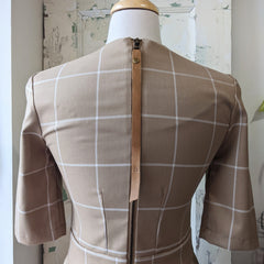 Bodybag by Jude // Lennox Grid Dress Camel