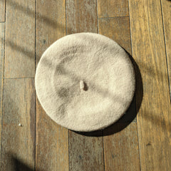 I Love Panama Hats // Wool Beret Oatmeal