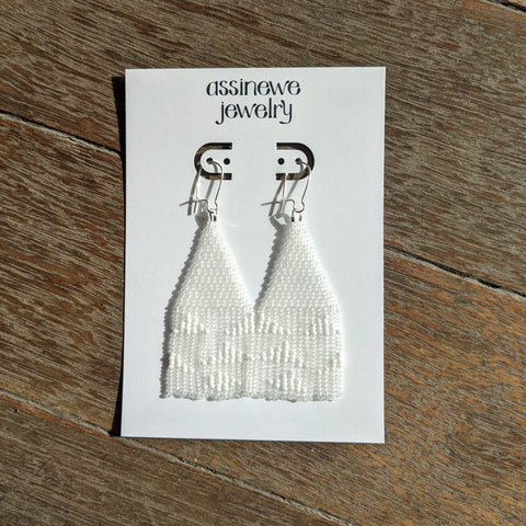 Assinewe  // Cloud Fringe Earrings