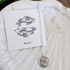 Nicole Gilbert // Pisces Necklace Sterling Silver