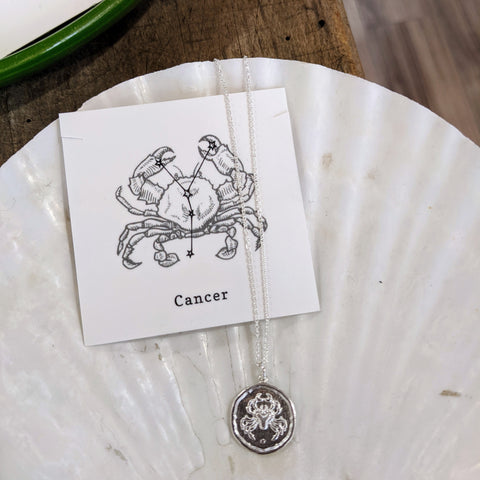Nicole Gilbert // Cancer Necklace Sterling Silver