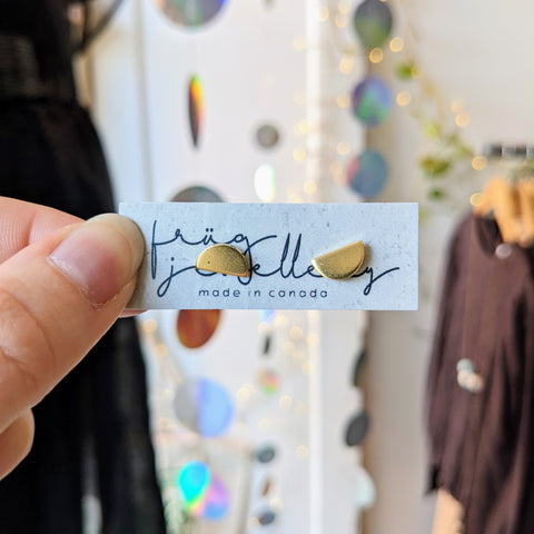 Hawkly // Emerge Earrings Bronze