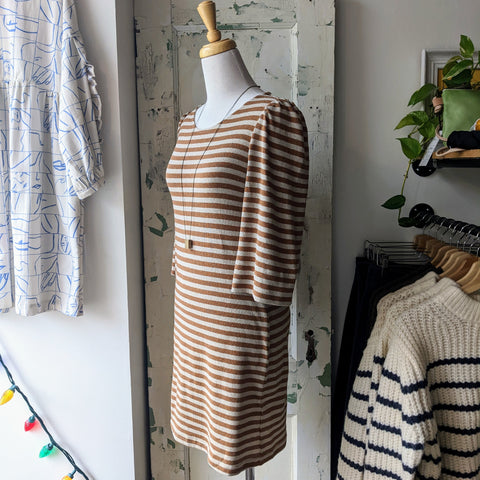 Eve Gravel // Pernille Dress Cappuccino & Almond