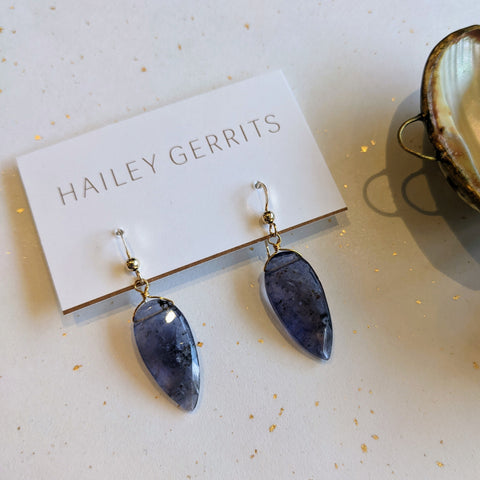 Hailey Gerrits // XL Bia Earrings Iolite