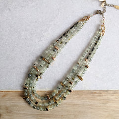 Hailey Gerrits // Samara Necklace Prehnite