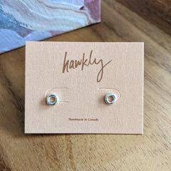 Hawkly // Ethereal Studs Silver