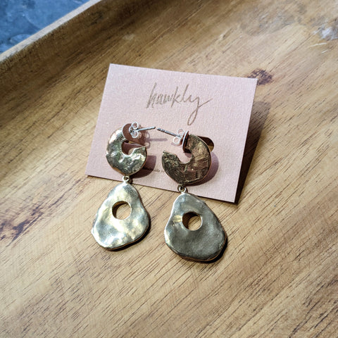 Hawkly // Sedona Earrings Bronze