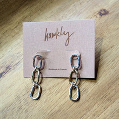 Hawkly // Chain Link Earrings