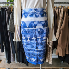 Valerie Dumaine // Hilma Skirt Faux Suede Print