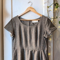 Atelier B. // Tweed Dress Mushroom L