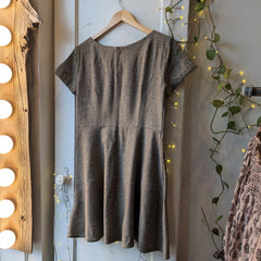 Atelier B. // Tweed Dress Mushroom L