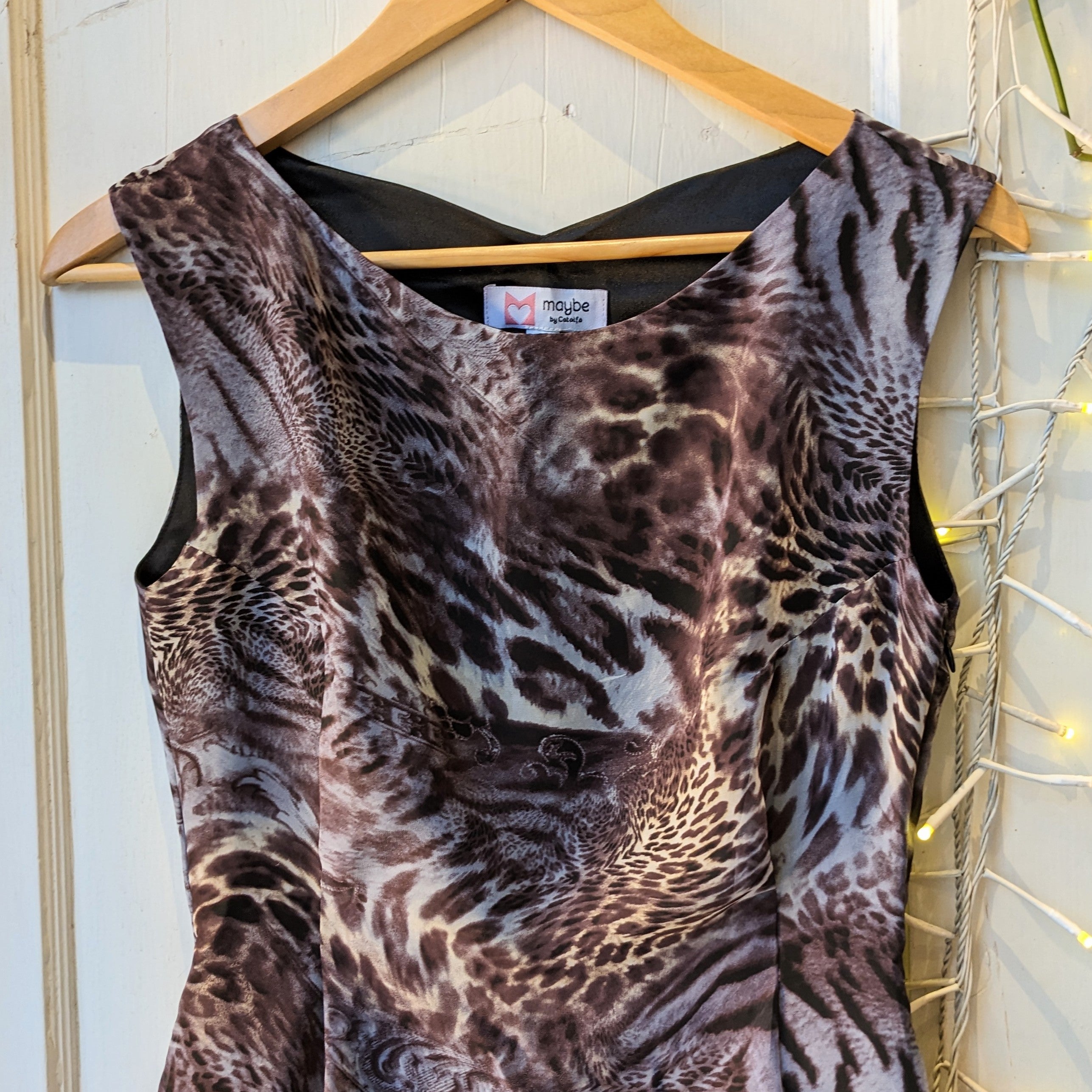 Maybe by Catalfo // Animal Print Dress