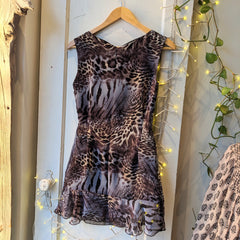 Maybe by Catalfo // Animal Print Dress