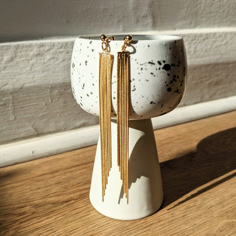 Hawkly // Emerge Earrings Bronze