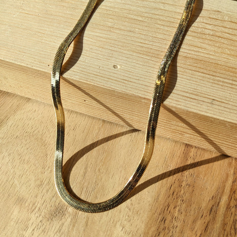 Souvenir // Brass Long Suspended Citrine Necklace