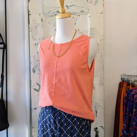 Indi & Cold // Coral Cotton Tank