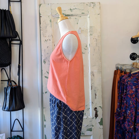 Indi & Cold // Coral Cotton Tank