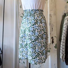 Eve Gravel // Arthemis Shorts Blue Flowers