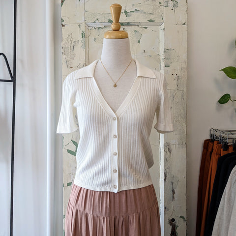 Gentle Fawn // Richie White Knit Top