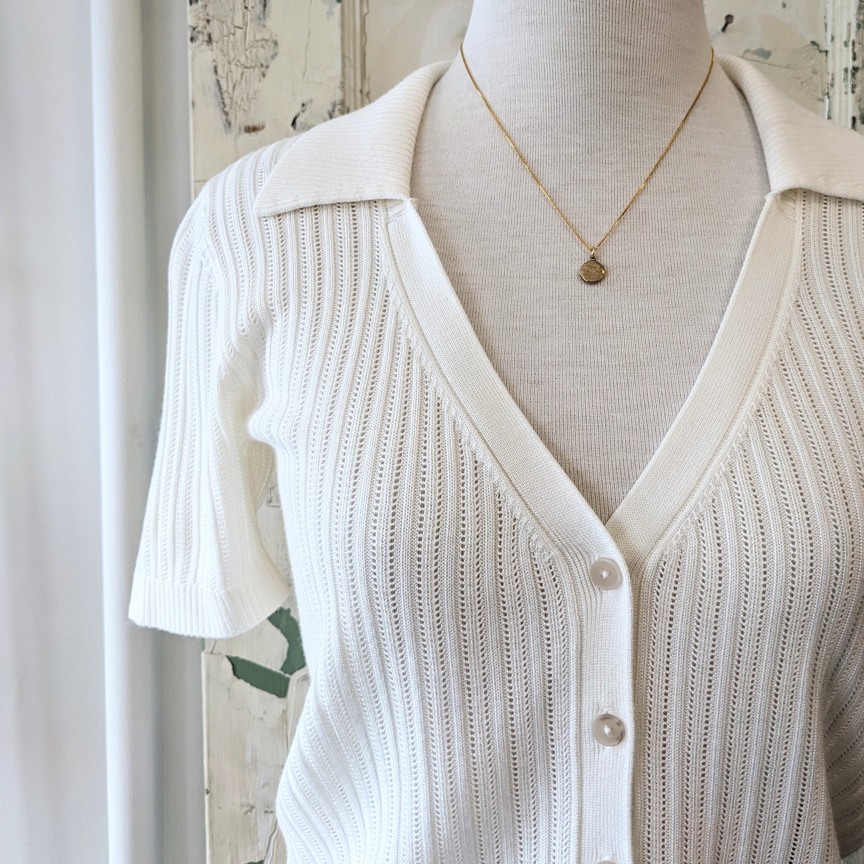 Gentle Fawn // Richie White Knit Top