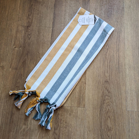 Danica // Caban Stripe Dishtowel Lagoon