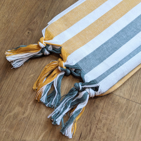 Danica // Caban Stripe Dishtowel Lagoon