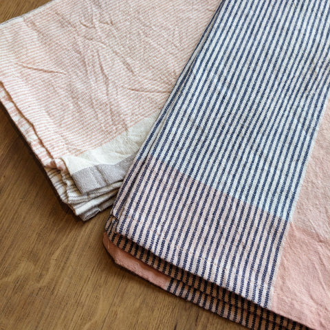 Danica // Heirloom Dishtowel Set of 2 Array Stripe Nectar
