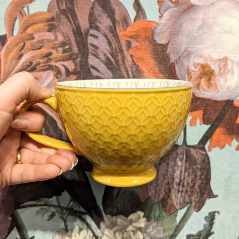 Danica // Yellow Round Mug