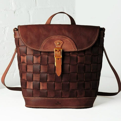 Uppdoo // Venture Convertible Backpack Chestnut