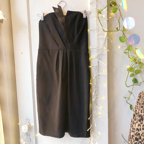 Eve Gravel // Abba Dress Black XS