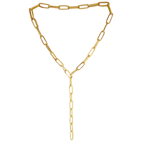 Lissa Bowie // Eddie Chain Necklace Brass