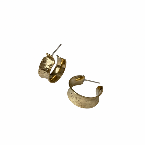 Lissa Bowie // Wide Channel Hug Hoops