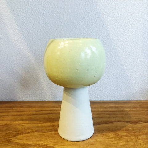 YYY // White/Pistachio Goblet