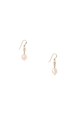 Hailey Gerrits // Sidra Drop Earrings Pearl