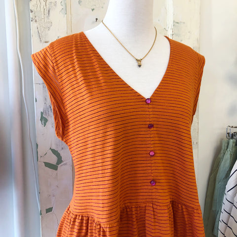 Des Petits Hauts // Kirion Dress Orange Brulee/Dahlia