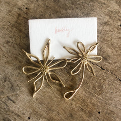 Hawkly // Bloom Earrings Bronze