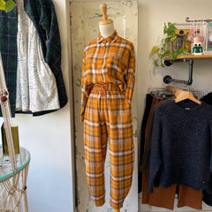 Redsky // Plaid Carrot Pants