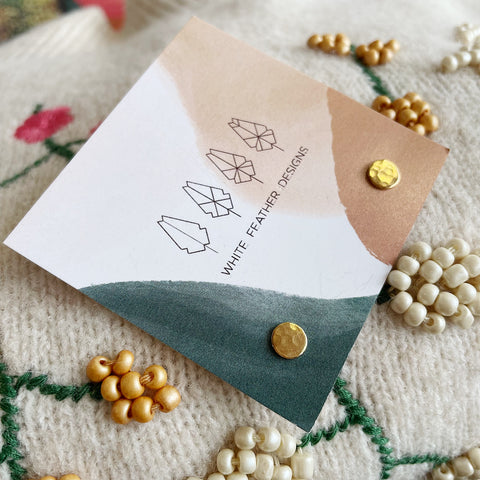 Hawkly // Emerge Earrings Bronze