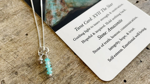Three of Cups // The Star Necklace Amazonite
