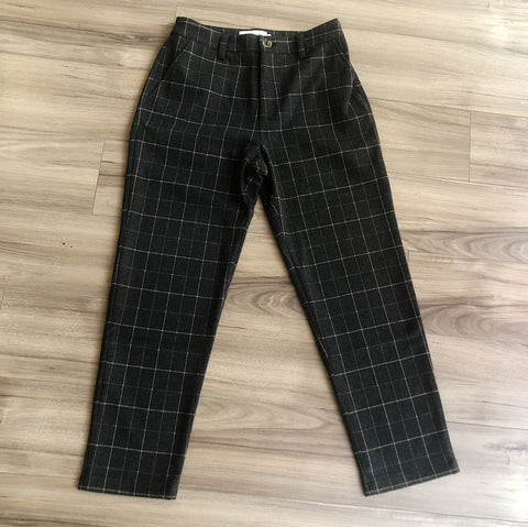 Indi & Cold // Black Check Pants Size M/38